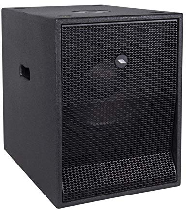 Proel S12A - Subwoofer professionale amplificato da 12 pollici e da 1200W di picco, Nero (S12A)