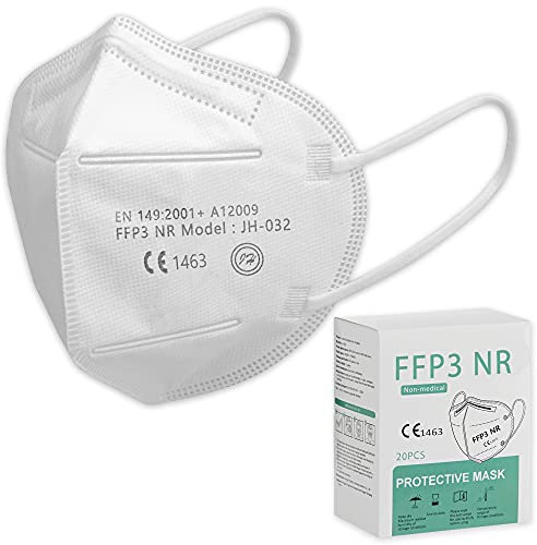 20 UNIDADES Mascarilla FFP3 NR Ultra Seguridad - 5 capas - con marcado CE y EN 149:2001 +A1:2009…