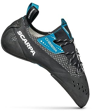 SCARPA Scarpette da Arrampicata Chimera, Black-Azure, EU 36.5