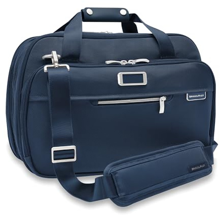 Briggs & Riley Travel Duffel Bag, Navy, Expandable Cabin Bag, Expandable Duffle