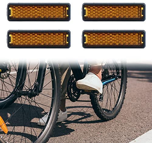 Pedalreflektoren, Pedal Reflektor, Fahrrad Pedal Reflektor, Fahrrad Pedal Reflektoren, Reflektoren Fahrrad Pedal, Pedalreflektor, Reflektoren für Fahrrad Pedale, 4 Stück