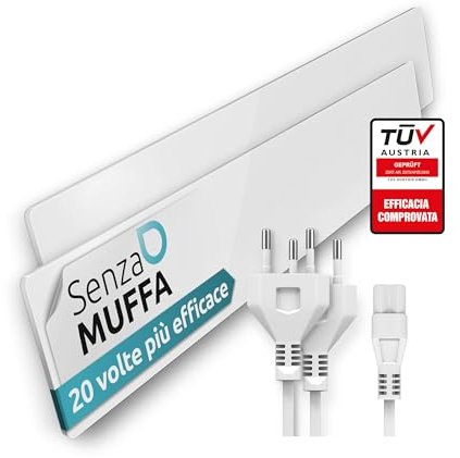ELIAS Deumidificatore casa muffa - Antimuffa per muro interni - Alternativa efficace allo spray anti muffa - Anti muffa muri interni - Blocca la muffa in ogni stanza permanente
