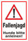 Melis-Folienwerkstatt Schild Fallen-Jagd - 30x20cm - Bohrlöcher - 3mm Aluverbund – 20 VAR S00359-106-B