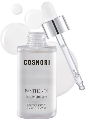 COSNORI Panthenol Barrier Ampoule - Strengthening Skin Barrier Face Serum - with Panthenol and Kakadu Plum Extract – Evens Skin Tone and Pigmentation – Irritation Free Formula, 1.01 fl.oz.