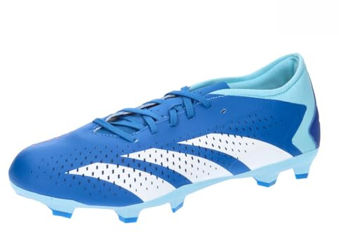 adidas Predator Accuracy.3 L Fg, Unisex Adult Football Boots, Bright Royal FTWR White Bliss Blue, 9 UK