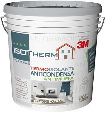 Chromastore pittura anticondensa antimuffa termoisolante bianca per interni L 0,750 Isotherm