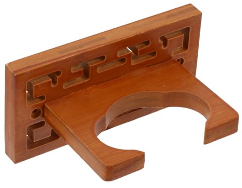 BESTonZON 1 Soporte para Instrumentos de Viento de Cucurbitáceas de Madera, Estante de Almacenamiento y Exhibición para Flautines, Diseño Compacto y Resistente, Adecuado para Uso en Pared