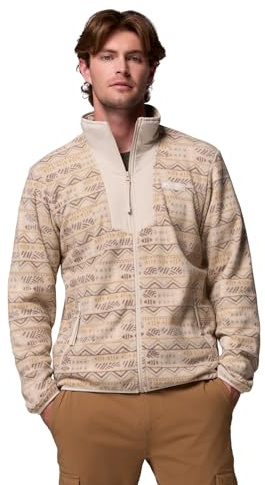 Columbia Sequoia Grove Printed Full Zip, Strato esterno in pile, Materiale ecocompatibile, Tasche di sicurezza, Tessitura flessibile - da uomo