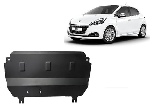 Scut Protection Protección metálica bajo el motor compatible con Peugeot 208 - (2012-2019)