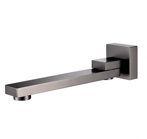 Zeizafa Disegni Salvaspazio Bocche per Vasca Pieghevoli Rame Massiccio Rotazione 180 Miscelatori per Doccia a Parete Uscita Acqua Bocche per Vasca Quadrate