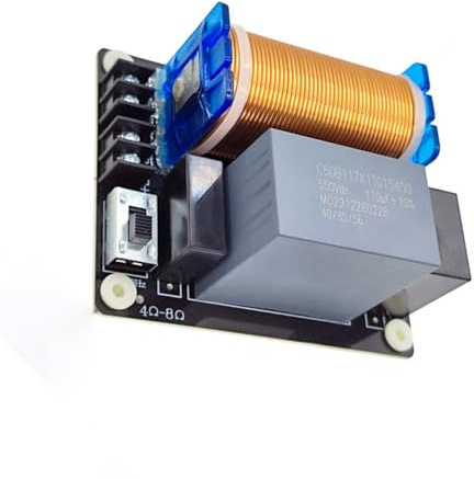 KAHDGSS Potente Divisor de frecuencia de subwoofer de 1500 W, Proyecto auditivo de frecuencia de Ajustable