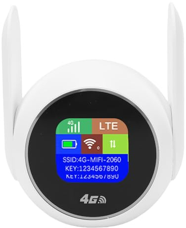 Tonysa Router Wireless Portatile con Hotspot WiFi 4G LTE per la Connessione Privata a Casa o in Viaggio