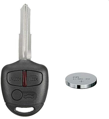Bilnyckel trådlös fjärrkontroll 1 x hölje 3 knappar 1 x ämne MIT11R 1 x CR1616 batteri för Mitsubishi