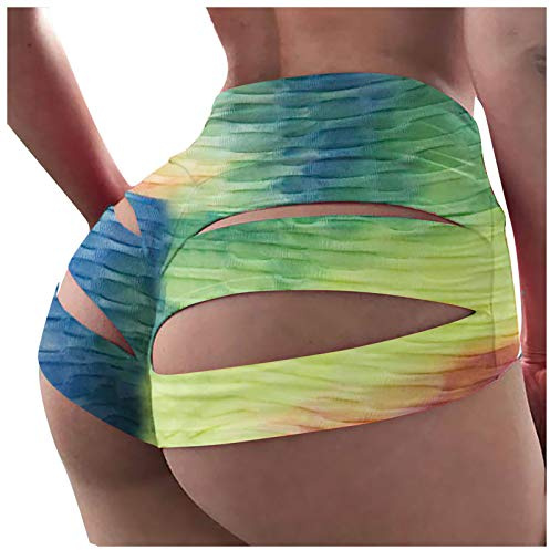 Korta sportbyxor för damer, gymshorts, cykelbyxor, sportshorts, fitness, yoga, hotpants, kort byxning, underbyxor, activewear för damer, underkläder, sexiga shorts, kvinnors hotpants, festival, rave