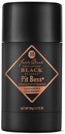 Jack Black Pit Boss Black Reserve Antiperspirant & Deodorant Men, 2.75 oz