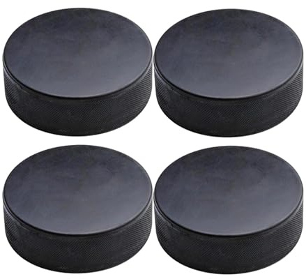 Eishockey-Pucks, Hockey-Pucks zum Üben und für klassisches Training, Durchmesser 7,6 cm, Dicke 2,5 cm, für den Innenbereich für Hockeyliebhaber, Teich
