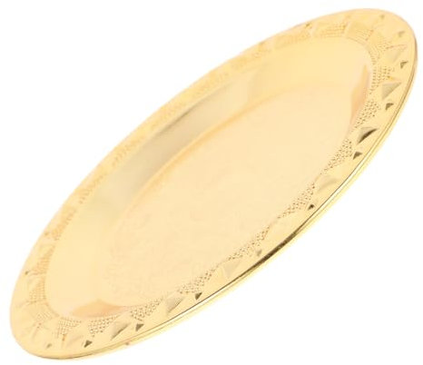 HOMOCONO Metallplatte 15cm Runde Obstschale Europäischen Stil Serviertabletts Set Für Den Einsatz