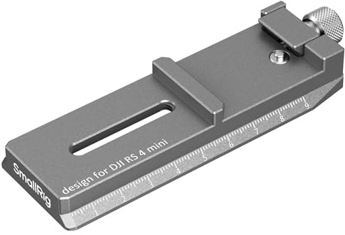 SMALLRIG 4.6'' Quick Release Plate Adapter for Arca-Swiss for DJI RS 4 Mini Gimbal, Anti-Drop Design and Quick Assembly - 5336