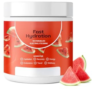 Elektrolytdryckpulver - Vattenmelon - Sockerfri hydreringsdryckmix - Reseburk - 1st