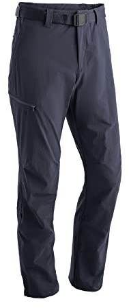 Maier Sports Men's Long Functional Elastic Trousers, Black, Size M, Herren Hose Roll Up EL. Nil
