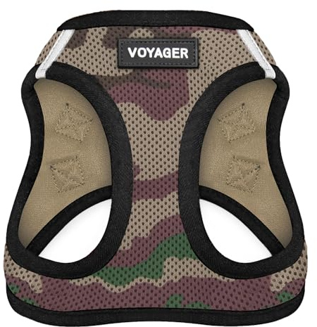 Voyager Step-in Air Dog Vest Harness - Army, Small