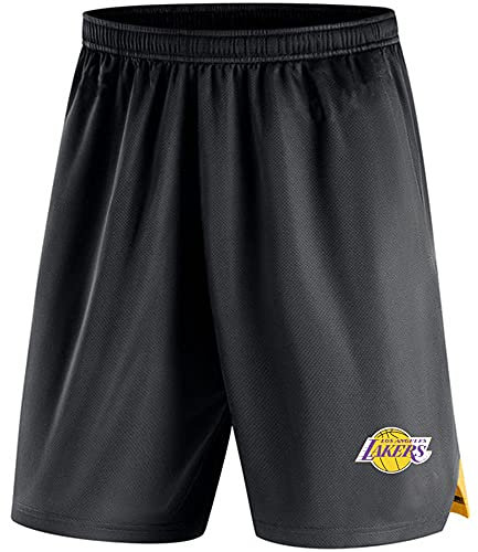 KEPL Pantaloncini Abbigliamento Unisex Basket Lakers Sweatpants Uomo Sport Allentati Pantaloni Comodi Pantaloncini Casual All'Aperto, 3XL