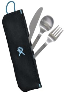 Hydro Flask Flatware Set Stainless Pouch Black