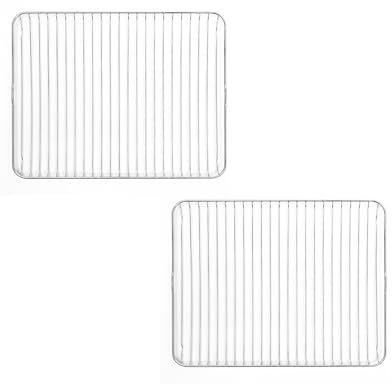 MIRTUX 2 x griglia da forno. Dimensioni: 46,6 x 38,5 cm (2 pezzi). Codice originale: 140064006012 Compatibile con modelli ELECTROLUX, AEG, ZANUSSI, Arthur Martin, Juno, Koenic, Zanker, ecc.