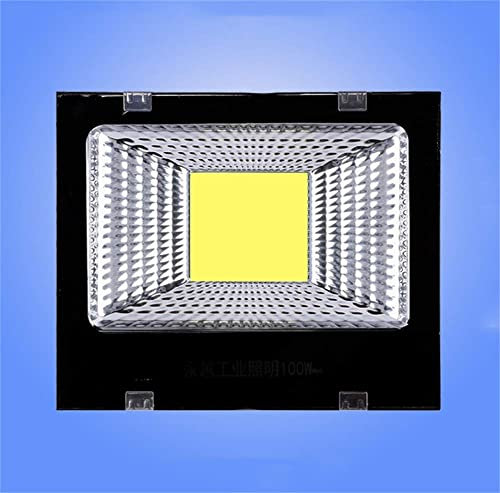 IUBGFTO Home Floodlight,Waterproof Outdoor Garden Super Bright Spotlight Construction Site Projection Light IP66/65, Rechargeable Work Light (30w)