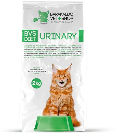 BVS Vet Shop | Diet Gato Urinary | Pienso de prescripción destinado a Reducir la formación de cálculos de estruvita | 4 kg