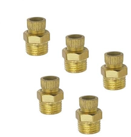 predolo 6x Valve de Vidange de Compresseur D'air, 5 Pièces, Installation Facile, Robinet de Vidange Externe