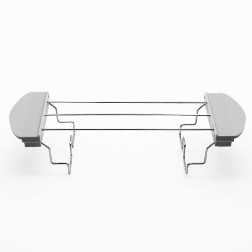 Srvauyea Parrilla Tostadora Rejilla, Rejilla para Tostadas, Soporte para Tostadora de Acero Inoxidable, Parrilla Tostadora para Pan, Soporte para Panecillos para Enfriar Pan, Bocadillos, Croissants