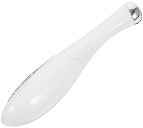 PACKOVE Massaggiatore per Occhi Elettrico con Design Ergonomico e Induzione Intelligente Rimuove Occhiaie e Strumento per Trattamenti Antirughe Bianco