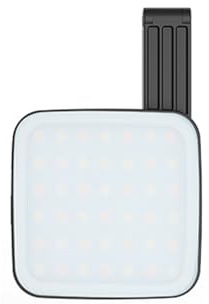 Jiawu M42 LED-fyllningsljus med Spegel, 2500-6500K Magnettelefonljus för Makeup-livestreaming, Kompakt Bärbart Selfie-ljus för Vlogg-videoinspelning, CRI95+ Beauty Light