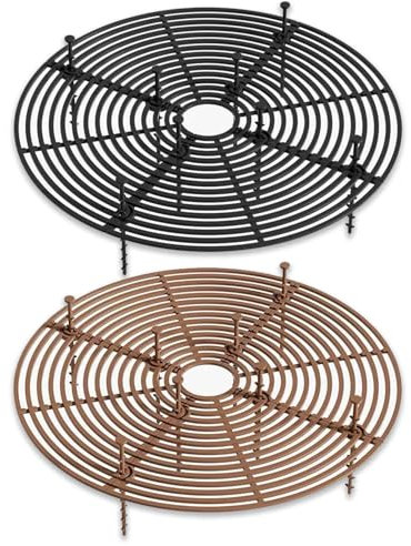 MHYMX Protection Plante Chat, 2 Pièces Grilles de Pots de Plantes Cache-Pot de Fleurs Jusqu'à 30 cm Couvercle de Protection du Sol pour Pots de Fleurs