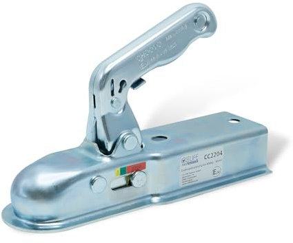 CCLIFE Aggancio per rimorchio 800kg per tubo quadrato 60 mm