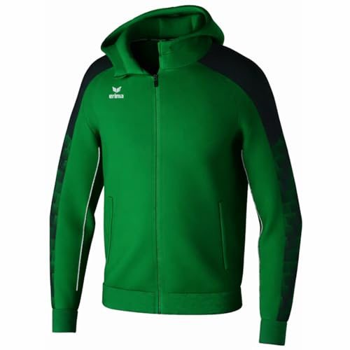 erima Chaqueta de entrenamiento con capucha EVO STAR (1032403) Unisex niños, esmeralda/pine grove, 152