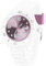 Taffstyle Damen Herren Sportuhr Armbanduhr Silikon Sport Watch Farbiges Ziffernblatt mit Datum Analog Quarz Uhr Weiß Rosa