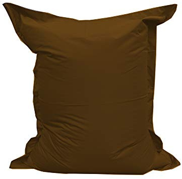 chilly pilley Beanbag L XL XXL Cojín De Suelo Beanbag Relleno De Espuma De Poliestireno Beanbag Gigante para Acostarse Y Sentarse Resistente Al Agua Repelente Al Agua (100x70, Marrón)