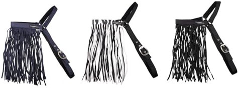 netproshop Fliegenfransen Extra ohne Halfter tragbar Gr. Mini Shetty bis XLFull, Groesse:Cob, Farbe:Zebra
