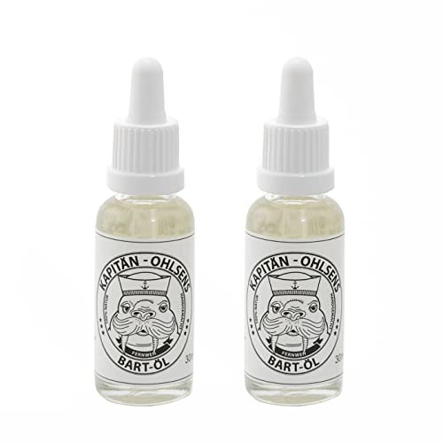 KAPITÄN OHLSEN Bartöl Set - premium Bartöl im Doppelpack - 100% natürlich