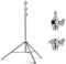 NEEWER 2.2m Support de Lumière en Acier Inoxydable,Support de Trépied de Photographie Robuste à Coussin à Ressort avec Adaptateur à Vis Universel 1/4 à 3/8 pour Stroboscope,Anneau Lumineux,Softbox
