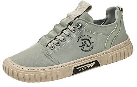 da Uomo Basse Traspiranti Casual Scarpe da Passeggio in Tela Scarpe Ginnastica in Saldo