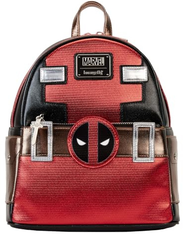 Loungefly - Mini Sac A Dos Marvel Deadpool Metallic Collection Cosplay - 0671803486461