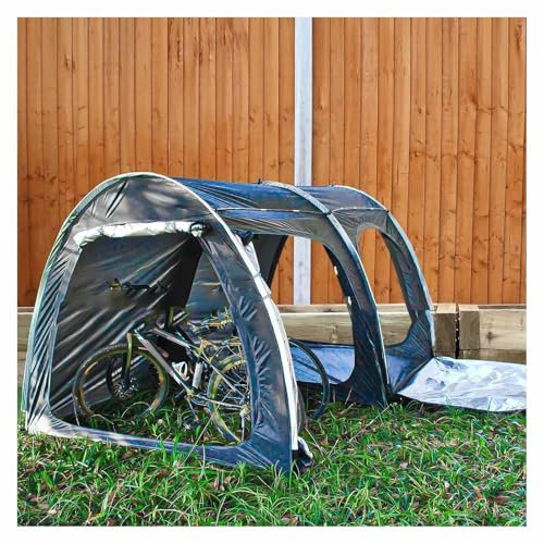 YSMSMZJK Box Moto Grande 2 in 1 Box Biciclette per 2/3/4/5 Biciclette Garage Auto per Esterno Tende da Esterno