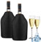 PORFOYO Manicotto refrigerante per vino, set di 2 refrigeratore per bottiglie di vino, manicotto refrigerante per vino, refrigerante per vino, spumante e champagne