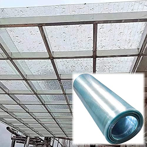 Toiture en Polycarbonate pour auvent d'extérieur, Panneaux de Toit Anti-Pluie, Panneau de Remplacement pour châssis Froid, pour serres, abris de Jardin, abris de Voiture, cabanes, chenils ou