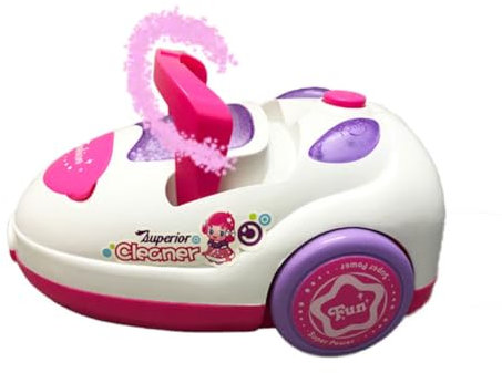 KONTONTY 1 Pieza Aspiradora de Juguete Eléctrica Mini para Sonido Juguete Educativo para Imitar para Niñas Baterías Incluidas