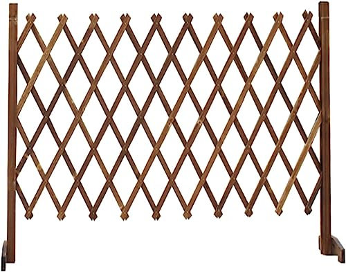 Trädgårdens dekorativa staket Trästaket, oberoende teleskopisk gallerbräda for utomhusbruk, staketbräda for heminredning/trädgårdsgallerdekoration/staket for husdjur Skalbar (Size : 80 * 180CM)