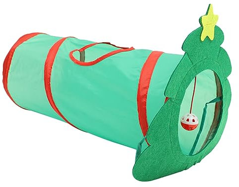 Supvox Katzentunnel Spielzeug Für Katzen Faltbare Katzenhöhle Interaktive Spieloption Für Spiel Und Erkundung Haustiere